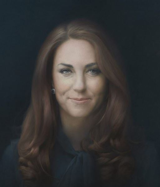 Первый официальный портрет Кейт Миддлтон убрали из Национальной галереи